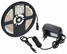 Комплект светодиодной подсветки "Сделай сам" DIY (лента LED 5м LSR-2835W60-4.8-IP65-12В + драйвер + выключатель) IEK 2LSR1-2-060-65-1-05-S1  Изображение Комплект светодиодной подсветки "Сделай сам" DIY (лента LED 5м LSR-2835W60-4.8-IP65-12В + драйвер + выключатель) IEK 2LSR1-2-060-65-1-05-S1