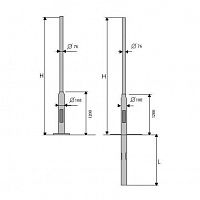 Опора КО 1(ф)-1-3(1.2) порошок черн. Пересвет В00002706  Изображение Опора КО 1(ф)-1-3(1.2) порошок черн. Пересвет В00002706
