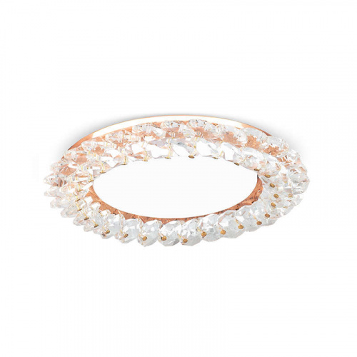 Светильник Tablet GX211 круглый кристалл/золото GX53 Gauss GX211 Изображение Светильник Tablet GX211 круглый кристалл/золото GX53 Gauss GX211