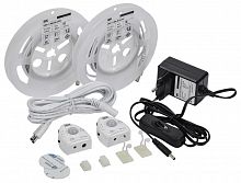 Комплект светодиодной подсветки "Сделай сам" DIY (лента LED 2х1.2м LSR-2835WW60-4.8-IP20-12В + драйвер + 2 датчика движения) IEK 2LSR1-1-060-20-1-2XD12-S3  Изображение Комплект светодиодной подсветки "Сделай сам" DIY (лента LED 2х1.2м LSR-2835WW60-4.8-IP20-12В + драйвер + 2 датчика движения) IEK 2LSR1-1-060-20-1-2XD12-S3