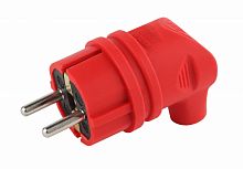 Вилка 90град. V9-RED-IP44 16А IP44 с заземл. каучук красн. Эра Б0044549  Изображение Вилка 90град. V9-RED-IP44 16А IP44 с заземл. каучук красн. Эра Б0044549