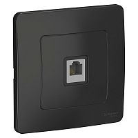 Blanca внутр Антрацит Розетка ТЛФ RJ11  упак.:10  BLNIS011006  Изображение Blanca внутр Антрацит Розетка ТЛФ RJ11  упак.:10  BLNIS011006