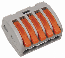 Клемма СМК 222-415 строительно-монтажная (4 шт/упак) IEK  упак.:45  UKZ-004-415  Изображение Клемма СМК 222-415 строительно-монтажная (4 шт/упак) IEK  упак.:45  UKZ-004-415