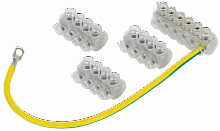 Набор колодок клеммных НК-3 (3хKE10.504+KE10.506 SV50) IEK UZK-NKK-50  Изображение Набор колодок клеммных НК-3 (3хKE10.504+KE10.506 SV50) IEK UZK-NKK-50