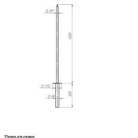 Молниеотвод 1м-К110/48 оцинк. + порошк. окраска Пересвет 00-004791  Изображение Молниеотвод 1м-К110/48 оцинк. + порошк. окраска Пересвет 00-004791