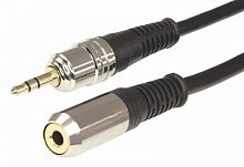 Шнур 3.5 Stereo Plug - 3.5 Stereo Jack 5м (GOLD) металл Rexant 17-4026  Изображение Шнур 3.5 Stereo Plug - 3.5 Stereo Jack 5м (GOLD) металл Rexant 17-4026