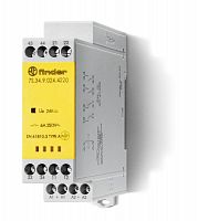 Реле безопасности модульное электромеханич. (реле с принудительным управлением контактами) 3NO+1NC 6А AgSnO2 24В DC винт. клеммы 22.5мм IP54 FINDER 7S3490244310  Изображение Реле безопасности модульное электромеханич. (реле с принудительным управлением контактами) 3NO+1NC 6А AgSnO2 24В DC винт. клеммы 22.5мм IP54 FINDER 7S3490244310