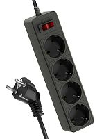 Удлинитель с сетевым фильтром 4х1.5м с заземл. 10А IP20 2.2кВт 3х0.75 с предохранителем с выкл. с индикатором сети КОСМОС FKsm1.5m-4g(B)  Изображение Удлинитель с сетевым фильтром 4х1.5м с заземл. 10А IP20 2.2кВт 3х0.75 с предохранителем с выкл. с индикатором сети КОСМОС FKsm1.5m-4g(B)