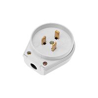 Вилка ВШ для электрической плиты 32А 250 В 2Р+РЕ бел. Rexant 11-8931  Изображение Вилка ВШ для электрической плиты 32А 250 В 2Р+РЕ бел. Rexant 11-8931