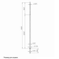 Молниеотвод 3м-К110/57 оцинк. + порошк. окраска Пересвет 00-004793  Изображение Молниеотвод 3м-К110/57 оцинк. + порошк. окраска Пересвет 00-004793