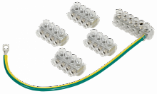 Набор колодок клеммных НК-2 (4хKE10.1+KE10.3 SV15.5) IEK UZK-NKK-155  Изображение Набор колодок клеммных НК-2 (4хKE10.1+KE10.3 SV15.5) IEK UZK-NKK-155