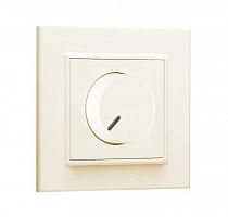 Диммер СП 600Вт Karea IP20 крем. Makel 56010011  Изображение Диммер СП 600Вт Karea IP20 крем. Makel 56010011