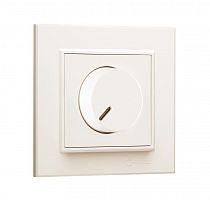 Диммер СП 1000Вт Karea IP20 крем. Makel 56010093  Изображение Диммер СП 1000Вт Karea IP20 крем. Makel 56010093