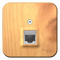 BLANCA нар. розетка телефонная RJ11 изол.пл.,ясень  упак.:12  BLNIA011005  Изображение BLANCA нар. розетка телефонная RJ11 изол.пл.,ясень  упак.:12  BLNIA011005