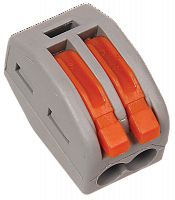 Клемма СМК 222-412 строительно-монтажная (4 шт/упак) IEK  упак.:100  UKZ-004-412  Изображение Клемма СМК 222-412 строительно-монтажная (4 шт/упак) IEK  упак.:100  UKZ-004-412