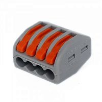 Клемма монтажная СМК 4 отверстия 2,5мм2 (100 шт.) 222-414 рычажковая 450V/32A WONKE ELECTRIC  Изображение Клемма монтажная СМК 4 отверстия 2,5мм2 (100 шт.) 222-414 рычажковая 450V/32A WONKE ELECTRIC