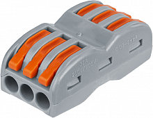 Клемма монтажная 14 220 NTC-R-3х3-6-50 (уп.50шт) NAVIGATOR 14220  Изображение Клемма монтажная 14 220 NTC-R-3х3-6-50 (уп.50шт) NAVIGATOR 14220