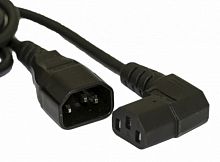 Кабель питания PWC-IEC13A-IEC14-1.8-BK монитор-компьютер IEC 320 C13 (угловая)-IEC 320 C14 (3х0.75) 10А прямая вилка 1.8м черн. Hyperline 432091  Изображение Кабель питания PWC-IEC13A-IEC14-1.8-BK монитор-компьютер IEC 320 C13 (угловая)-IEC 320 C14 (3х0.75) 10А прямая вилка 1.8м черн. Hyperline 432091