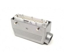 Вилка боковой ввод 24 полюса 16А EMAS EBM24FU10  Изображение Вилка боковой ввод 24 полюса 16А EMAS EBM24FU10