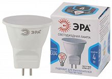 Лампа светодиодная LED MR11-4W-4000K-GU4 MR11 4Вт софит GU4 нейтр. бел. ЭРА Б0049066  Изображение Лампа светодиодная LED MR11-4W-4000K-GU4 MR11 4Вт софит GU4 нейтр. бел. ЭРА Б0049066