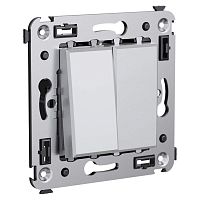 Диммер кнопочный СП Avanti "Закаленная сталь" DKC 4404343  Изображение Диммер кнопочный СП Avanti "Закаленная сталь" DKC 4404343