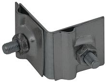 Держатель проводника круглого 6-10мм фальца угловой H=40мм оцинк. сталь TD IEK ZDP80-13-2-16-40  Изображение Держатель проводника круглого 6-10мм фальца угловой H=40мм оцинк. сталь TD IEK ZDP80-13-2-16-40