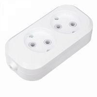 Колодка 2 гнезда без заземления Rexant 11-8701  Изображение Колодка 2 гнезда без заземления Rexant 11-8701