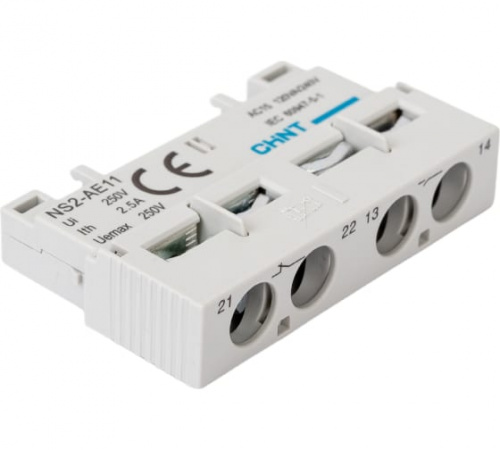 Контакт дополнительный поперечный NS2-AE11 (R) CHINT 495968 Изображение Контакт дополнительный поперечный NS2-AE11 (R) CHINT 495968