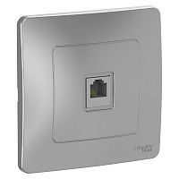 Blanca внутр Алюминий Розетка ТЛФ RJ11  BLNIS011003  Изображение Blanca внутр Алюминий Розетка ТЛФ RJ11  BLNIS011003