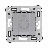 Диммер поворотный СП Avanti "Закаленная сталь" DKC 4404133  Изображение Диммер поворотный СП Avanti "Закаленная сталь" DKC 4404133