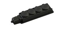 Колодка удлинителя 4-м MultiSet 16А 250В IP44 с заземл. каучук черн. SE MST4104BK  Изображение Колодка удлинителя 4-м MultiSet 16А 250В IP44 с заземл. каучук черн. SE MST4104BK