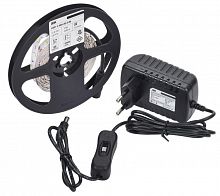 Комплект светодиодной подсветки "Сделай сам" DIY (лента LED 5м LSR-2835W60-4.8-IP20-12В + драйвер + выключатель) IEK 2LSR1-2-060-20-1-05-S1  Изображение Комплект светодиодной подсветки "Сделай сам" DIY (лента LED 5м LSR-2835W60-4.8-IP20-12В + драйвер + выключатель) IEK 2LSR1-2-060-20-1-05-S1