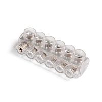 Клеммник 6-и контактный KE10.3 (AL 10-35/Cu 1.5-25) КВТ 88975  Изображение Клеммник 6-и контактный KE10.3 (AL 10-35/Cu 1.5-25) КВТ 88975