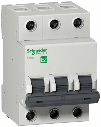 Schneider Electric EASY 9 Автоматический выключатель 3P 25A © Изображение Schneider Electric EASY 9 Автоматический выключатель 3P 25A ©