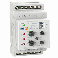 Реле контроля напряжения OptiRel C RV-43 КЭАЗ 281204  Изображение Реле контроля напряжения OptiRel C RV-43 КЭАЗ 281204