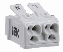 Клемма пружинная соединительная КСП2-L+N IEK  упак.:260  UKZ-B06-2P-F0-E0-10  Изображение Клемма пружинная соединительная КСП2-L+N IEK  упак.:260  UKZ-B06-2P-F0-E0-10