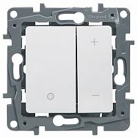 ETIKA Светорег нажим400Вт БЕЛ  672218  Изображение ETIKA Светорег нажим400Вт БЕЛ  672218